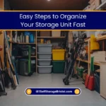 Steps to Organize Your Storage Unit Fast