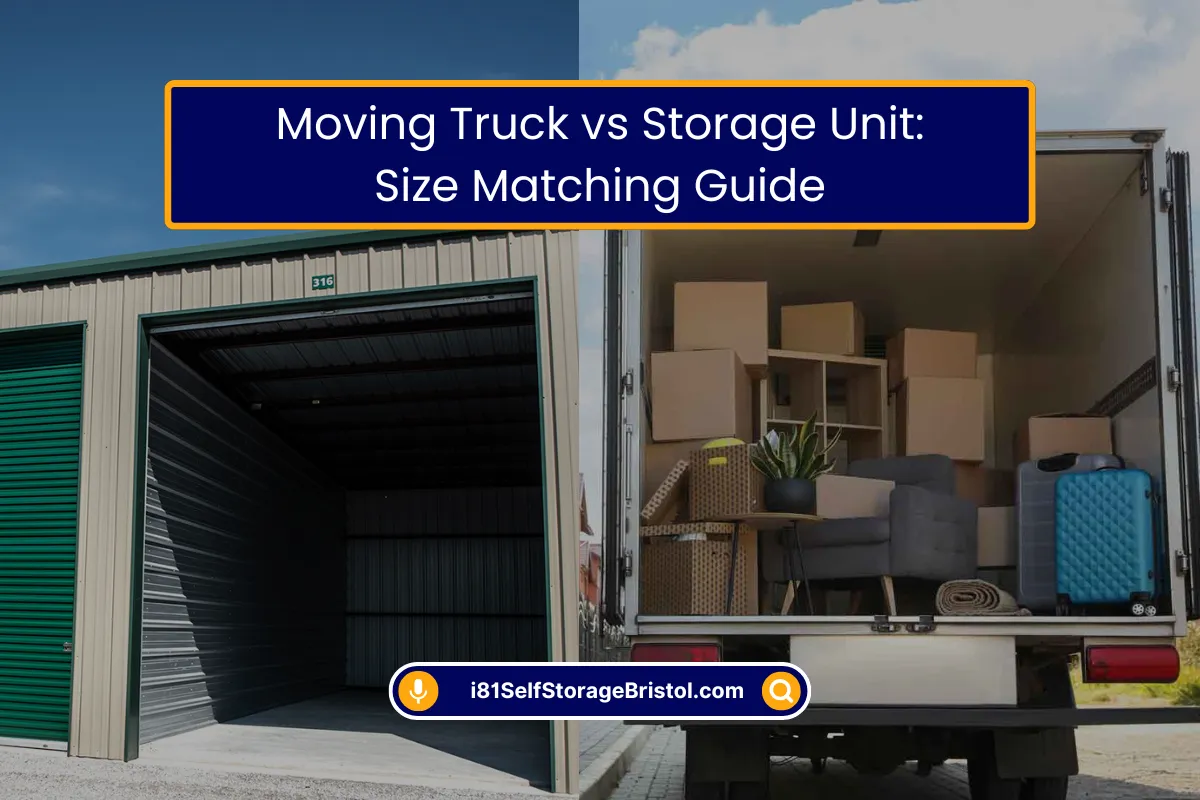 Moving Truck vs Storage Unit How to Choose Sizes